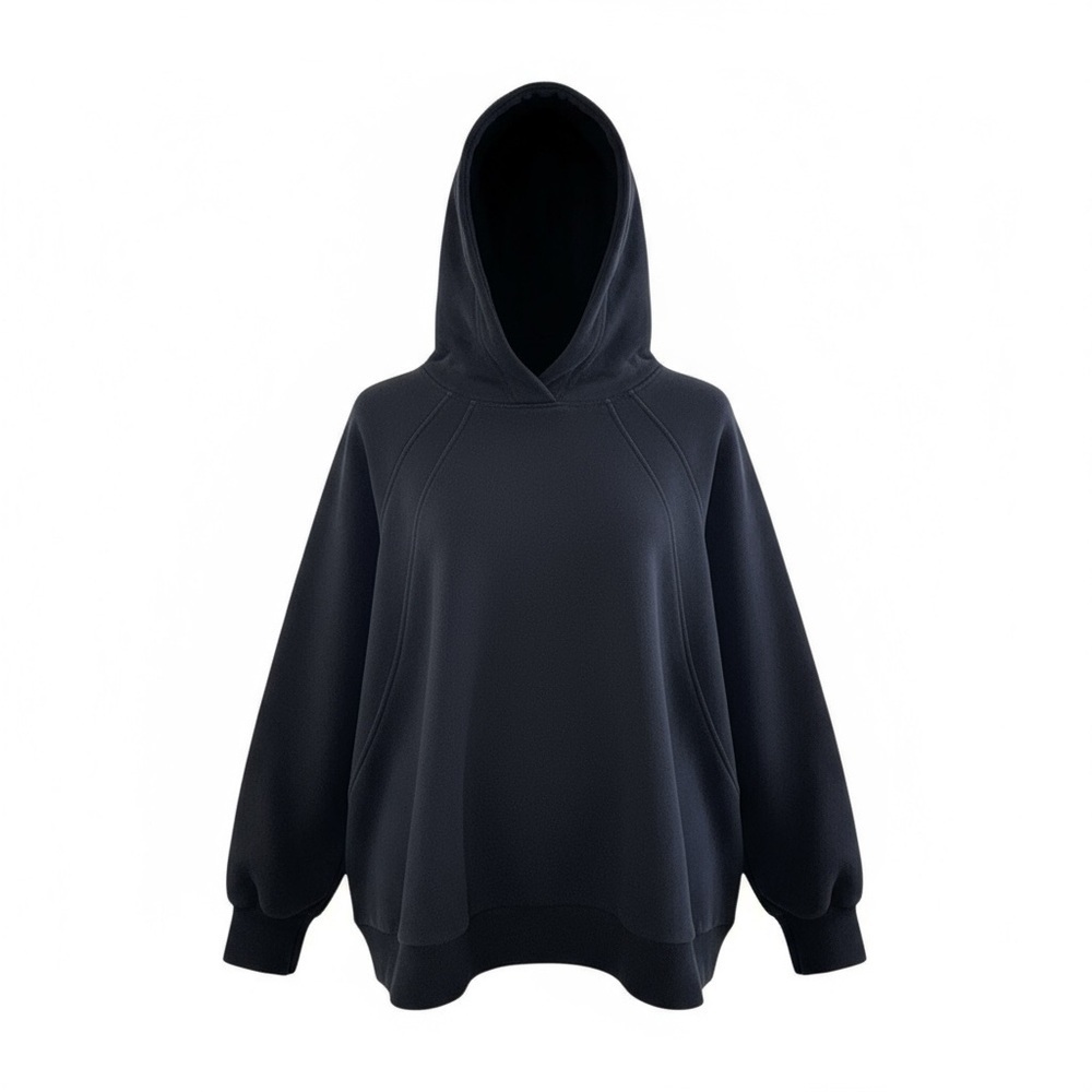 ATHLETA Retroplush Revive Hoodie Sweatshirt - 2X Black - Picture 4 of 14
